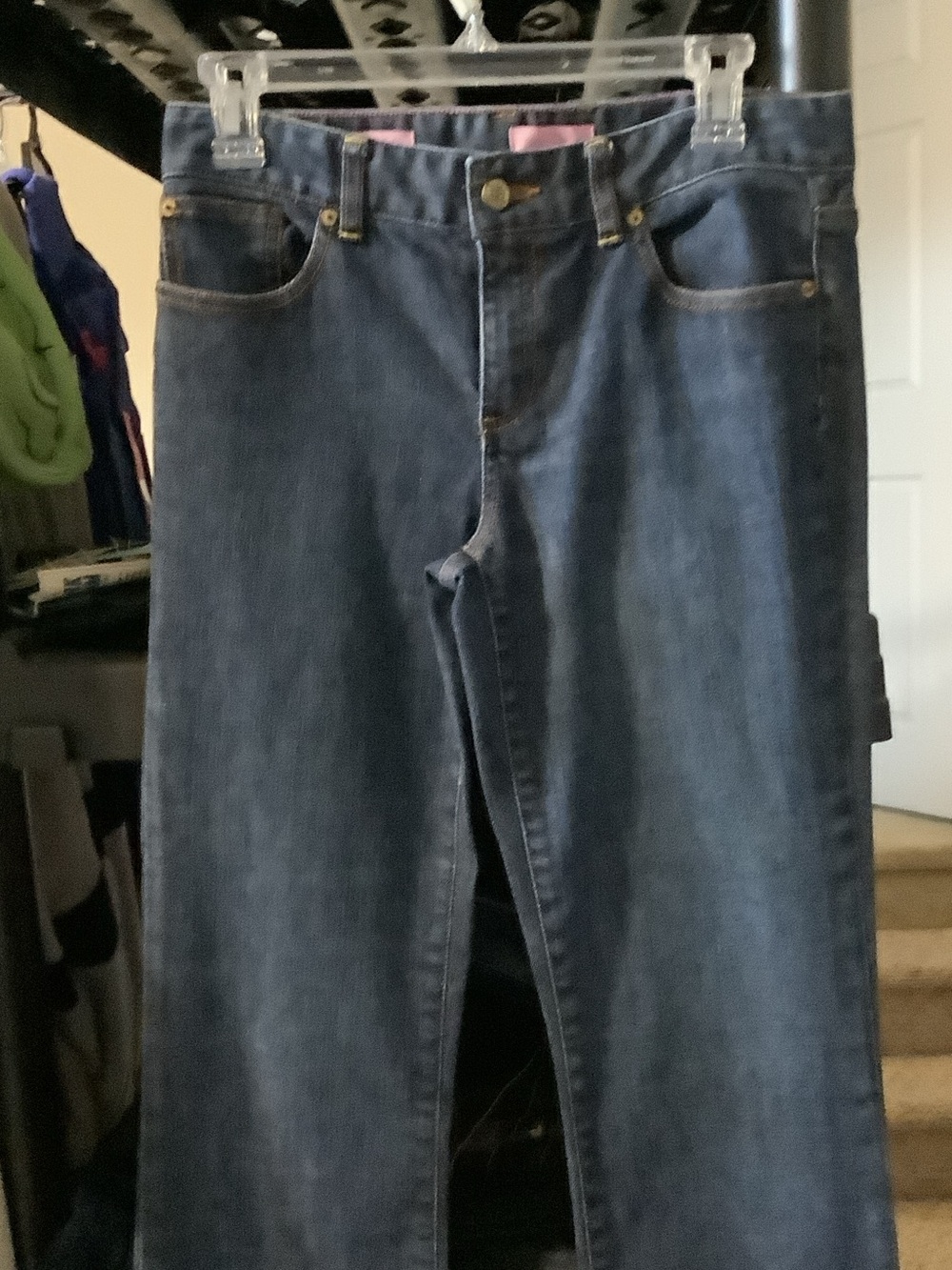 Lilly Pulitzer  Relaxed Fit Blue Jeans, Sz 4, flare‎